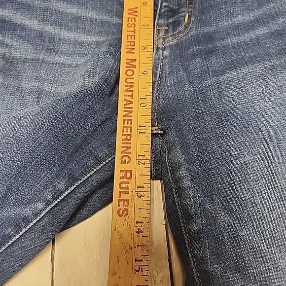 Madewell Cali Demi-Boot Jeans Kick Flare Crop Fleetwood Wash Size 28 - Picture 6 of 12